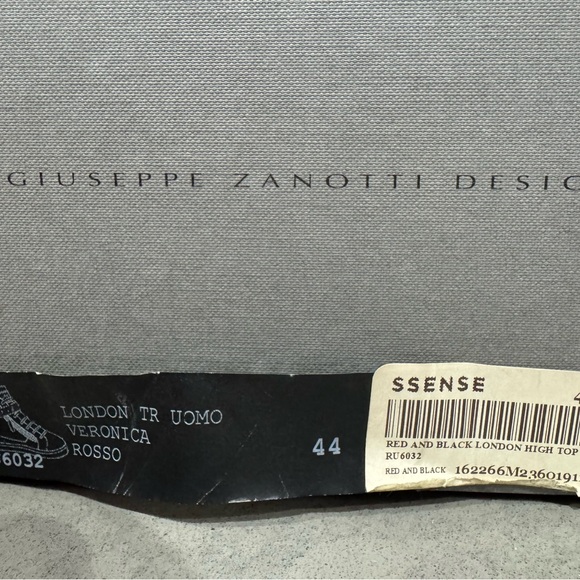 BNWT GIUSEPPE ZANNOTI MEN SIZE 44EU - Picture 4 of 5